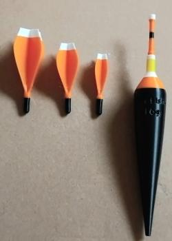 Gewefish- Segel Pose 20gr. mit 3 Segel +1 Spitze